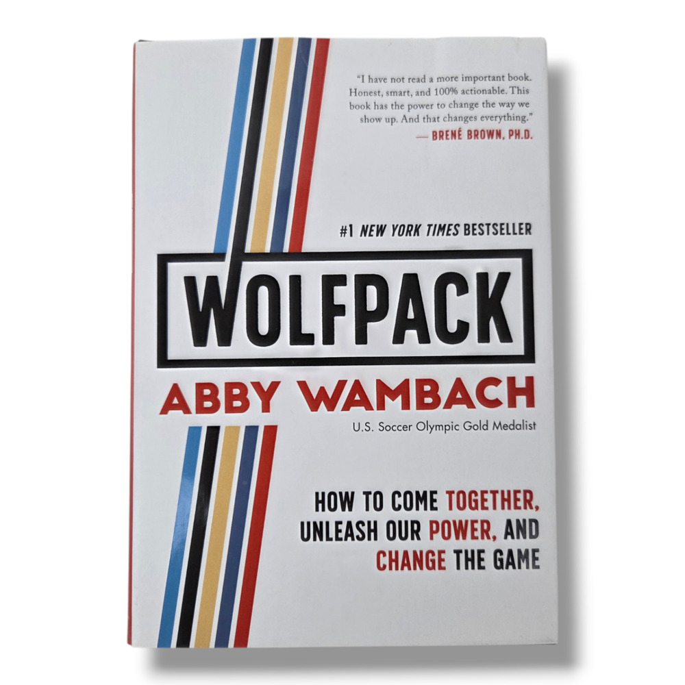 Wolfpack SIGNED Abby Wambach 2019 Hardcover Book Leadership Memoir Womens Soccer